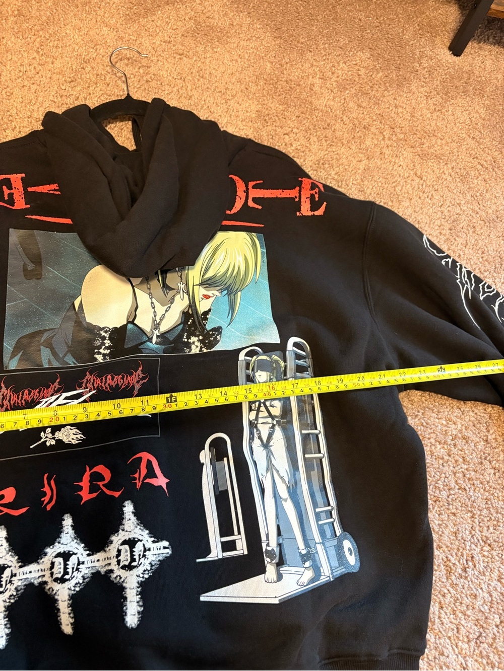 NWOT Civil Regime Misa Death Note Hoodie Medium - Picture 5 of 7